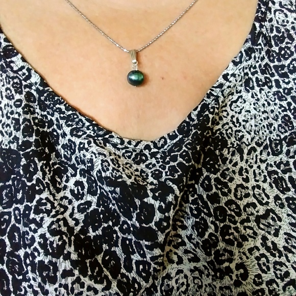 Vintage Bluejean Baroque Pearl pendant - Picture 1 of 8